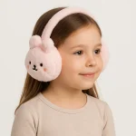 گوشگیر دخترانه خزدار رینگی مدل عروسکی کد 38