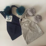 کلاه تک نوزادی تریکو پوم دار مدل عروسکی4 - تصویر 7