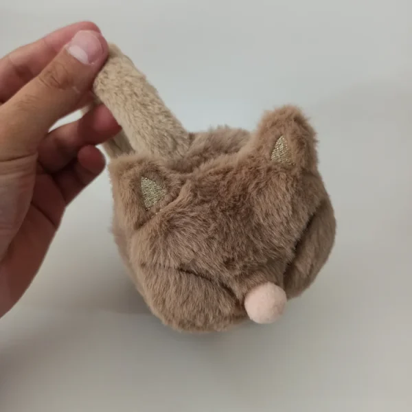 گوشگیر دخترانه خزدار مدل سنجاب عروسکی کد 41 - تصویر 3