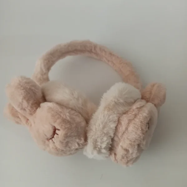 گوشگیر دخترانه خزدار خرگوشی مدل عروسکی کد 42 - تصویر 3