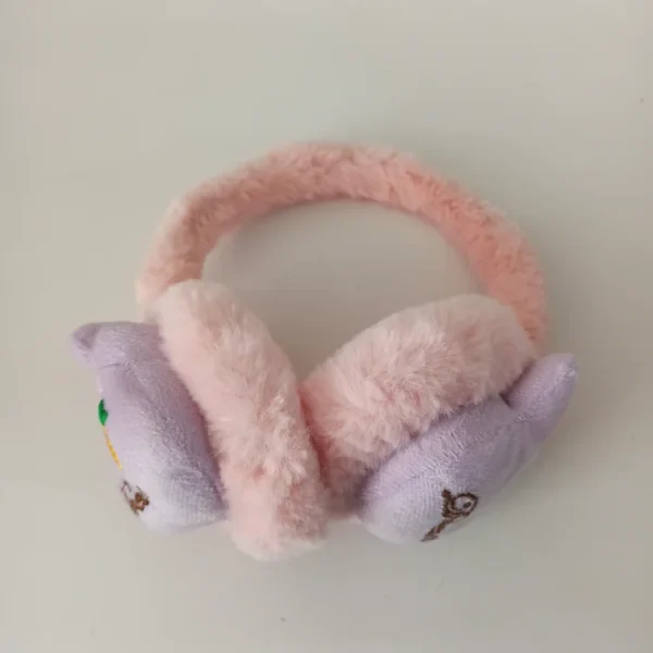 گوشگیر دخترانه خزدار مدل عروسکی کد 45 - تصویر 3