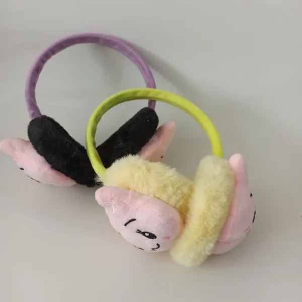 گوشگیر دخترانه خزدار مدل عروسکی کد 46 - تصویر 6