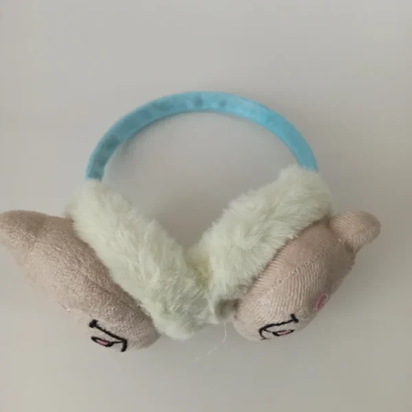 گوشگیر دخترانه خزدار موشی مدل عروسکی کد 47 - تصویر 3