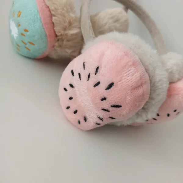 گوشگیر دخترانه خزدار مدل عروسکی کد 48 - تصویر 7