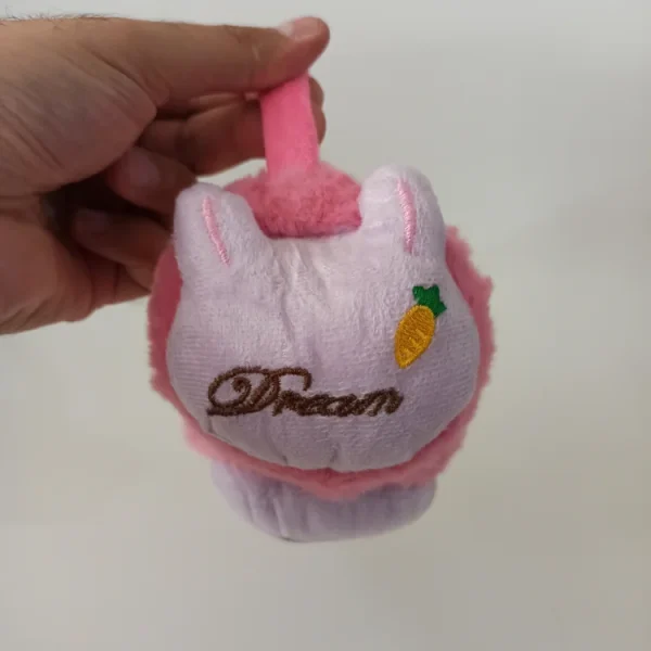 گوشگیر دخترانه خزدار مدل عروسکی کد 49 - تصویر 2