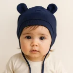 کلاه تک نوزادی تریکو مدل عروسکی 5
