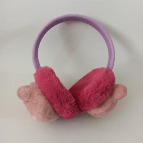 گوشگیر دخترانه خزدار مدل عروسکی کد 50 - تصویر 4