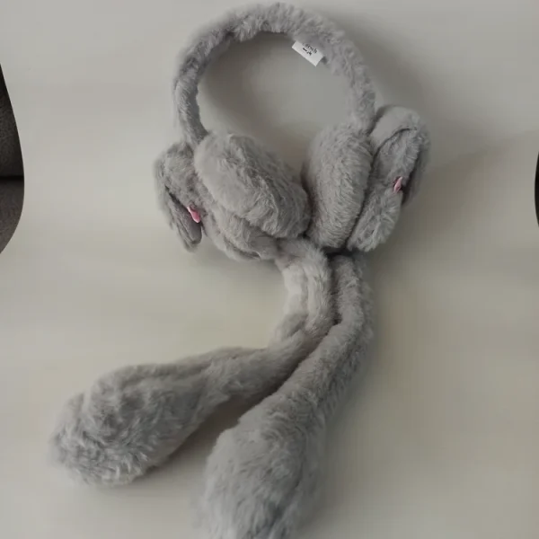 گوشگیر دخترانه پمپی وارداتی خزدار مدل لبو بو کد 51 - تصویر 5