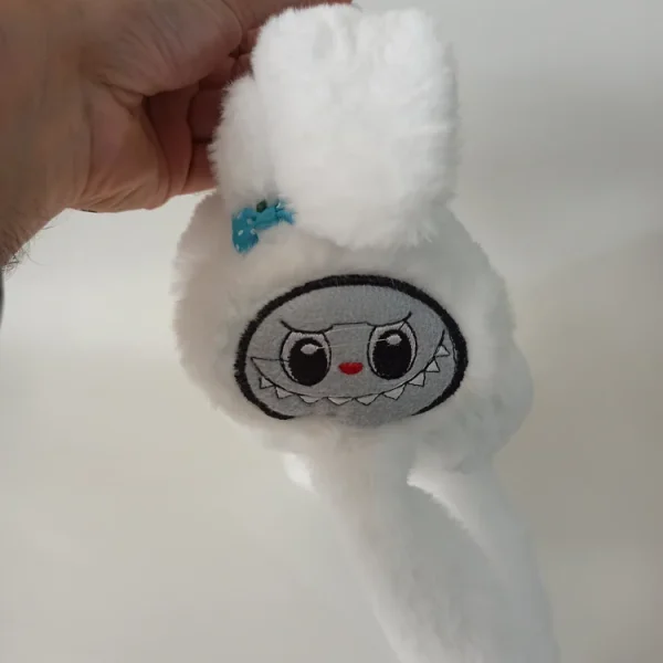 گوشگیر دخترانه پمپی وارداتی خزدار مدل لبو بو کد 51 - تصویر 8