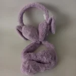 گوشگیر دخترانه پمپی خزدار وارداتی مدل ساده کد 52 - تصویر 2