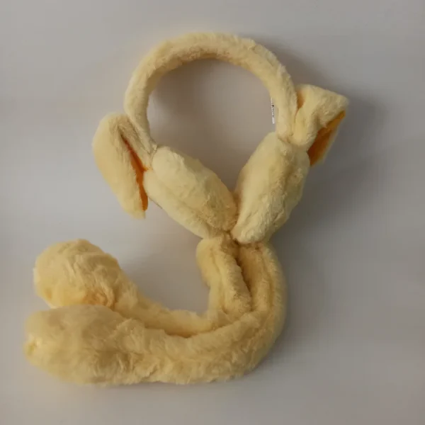 گوشگیر دخترانه پمپی خزدار وارداتی مدل ساده کد 52 - تصویر 4