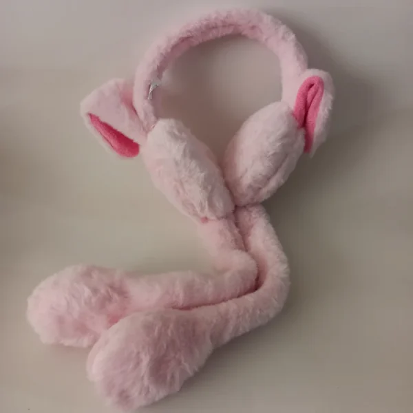 گوشگیر دخترانه پمپی خزدار وارداتی مدل ساده کد 52 - تصویر 5