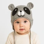 کلاه تک نوزادی تریکو مدل عروسکی 6