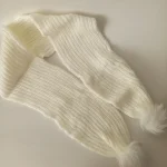 شال و کلاه دخترانه خزدار مدل بافتنی - تصویر 7