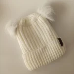 شال و کلاه دخترانه خزدار مدل بافتنی - تصویر 9