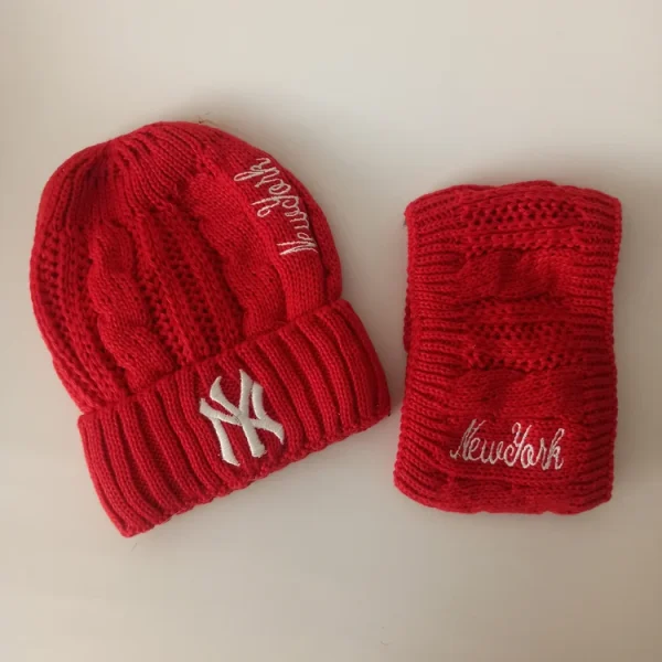 شال و کلاه پسرانه خزدار رینگی مدل بافتنی کد 9 - تصویر 2