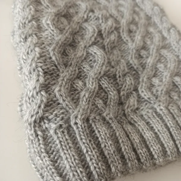 شال و کلاه زنانه خزدار رینگی مدل بافتنی کد 56 - تصویر 4