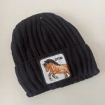 کلاه تک زنانه خزدار فانتزی مدل بافتنی کد 57 - تصویر 2