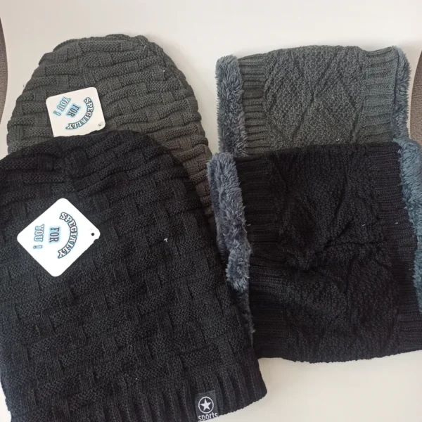 شال و کلاه مزدانه خزدار رینگی مدل شیطونی کد 61 - تصویر 6