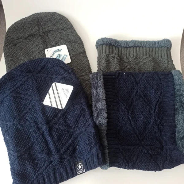 شال و کلاه مردانه خزدار رینگی مدل شیطونی کد 62 - تصویر 6