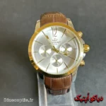 ساعت مچی مردانه اورجینال برند الگانس سه موتور بند چرم کد DO 2255 - تصویر 2