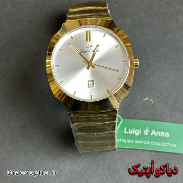 ساعت مچی مردانه اورجینال برند LDA تخم مرغی کد DO 2266 - تصویر 2