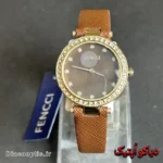 ساعت مچی زنانه برند فنسی بند چرم کد DO 2308 - تصویر 2