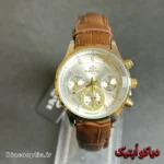 ساعت مچی زنانه اورجینال برند الگانس سه موتور بند چرم کد DO 2239 - تصویر 2