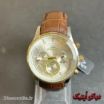 ساعت مچی مردانه اورجینال برند الگانس سه موتور بند چرم کد DO 2240 - تصویر 2