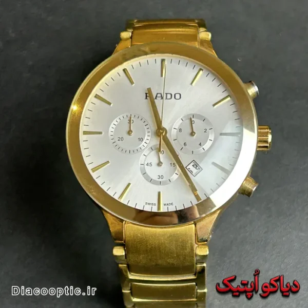 ساعت مچی مردانه اورجینال برند رادو سه موتور کرنوگراف کد DO 1093 - تصویر 2