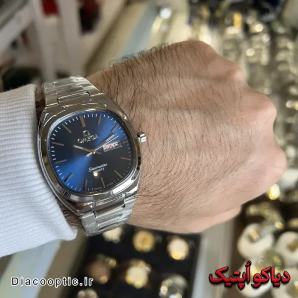 ساعت مچی مردانه برند امگا سی مستر مربع کد DO 2340 - تصویر 3