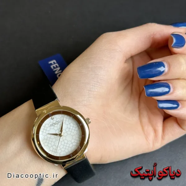 ساعت مچی زنانه برند فنسی بند چرم کد DO 2307 - تصویر 3