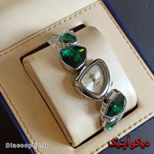 ساعت مچی زنانه برند هیدای نگین دار مدل DO 1982 - تصویر 2