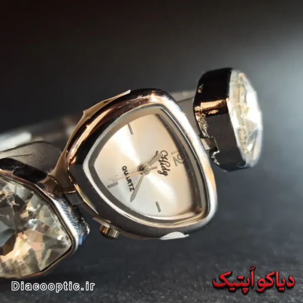 ساعت مچی زنانه برند هیدای نگین دار مدل DO 1982 - تصویر 3