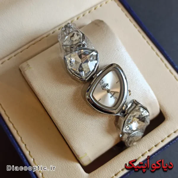 ساعت مچی زنانه برند هیدای نگین دار مدل DO 1982 - تصویر 5