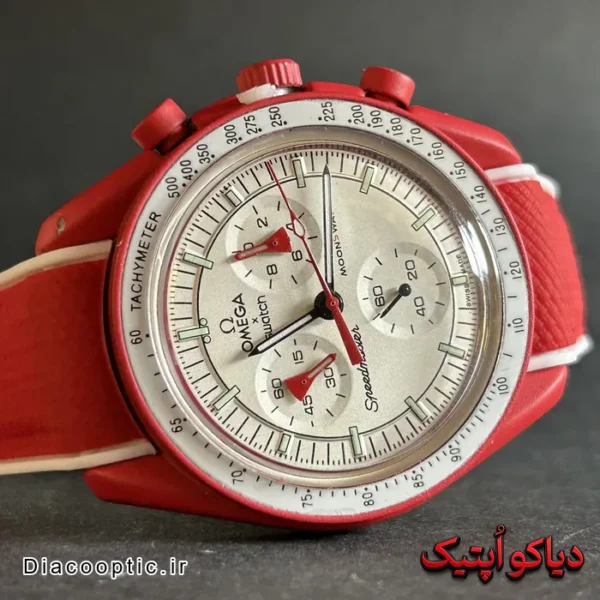 ساعت مچی اسپرت اورجینال برند امگا سواچ کد Do 2077 - تصویر 2