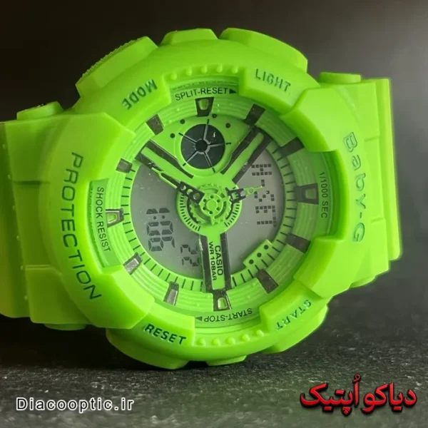 ساعت مچی بچگانه برند بیبی جیشاک دو زمانه مدل DO 1903 - تصویر 2