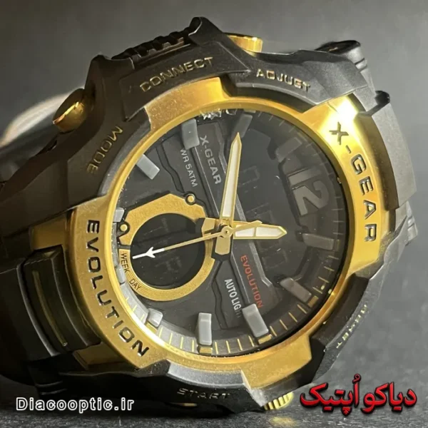 ساعت مچی مردانه برند جیشاک ایکس جیر دو زمانه مدل DO 1906 - تصویر 2