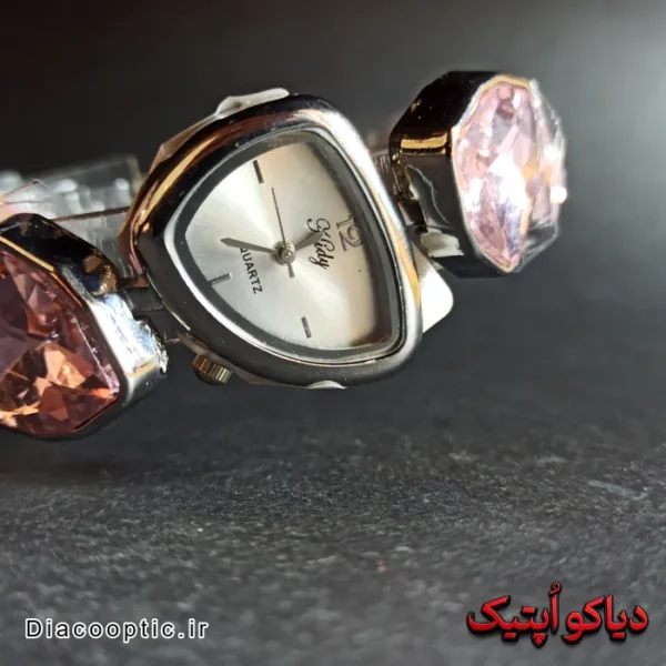 ساعت مچی زنانه برند هیدای نگین دار مدل DO 1982 - تصویر 6