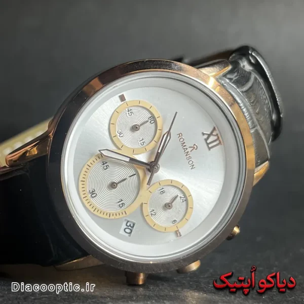 ساعت مچی زنانه برند رمانسون بند چرم مدل DO 1412 - تصویر 2