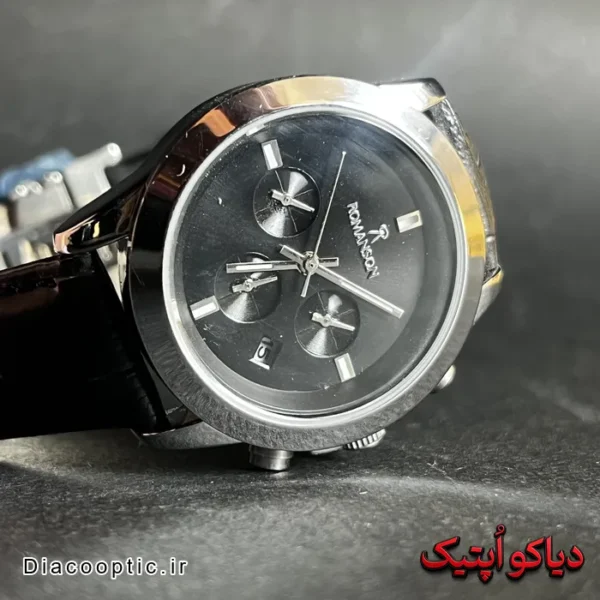 ساعت مچی زنانه برند رمانسون بند چرم مدل DO 1405 - تصویر 4