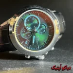 ساعت مچی زنانه برند الگانس بند چرم شیشه کوانتومی - تصویر 2