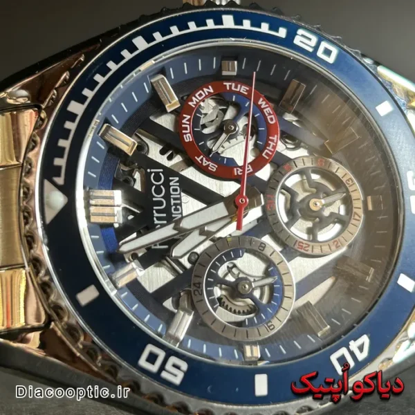 ساعت مچی مردانه اورجینال برند فروچی سه موتور کد DO 2224 - تصویر 2