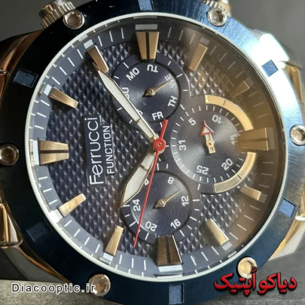 ساعت مچی مردانه اورجینال برند فروچی سه موتور کد DO 2226 - تصویر 2