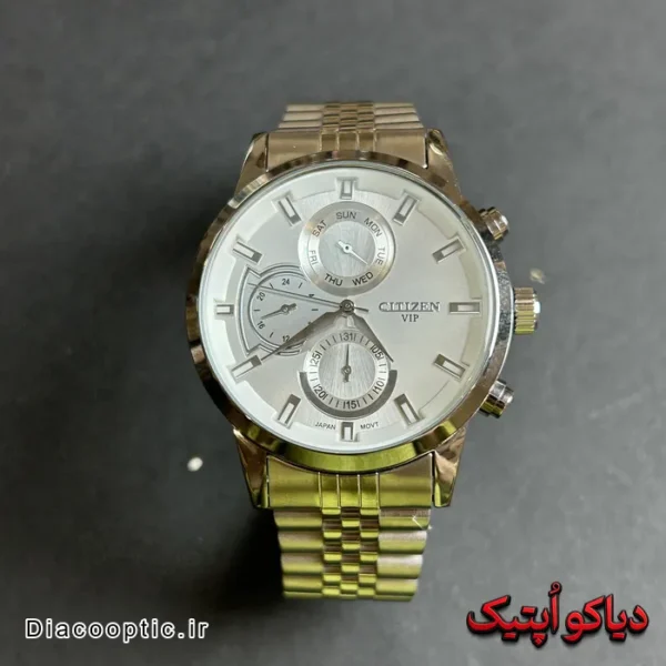 ساعت مچی زنانه اورجینال برند سیتیزن VIP سه موتور کد 2190 - تصویر 2