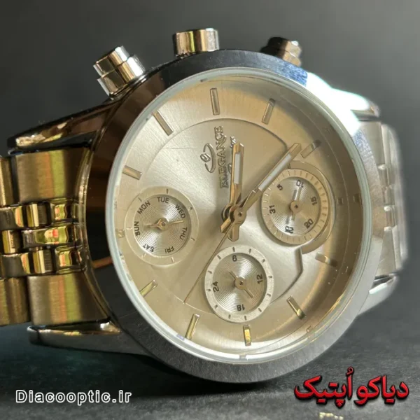 ساعت مچی زنانه اورجینال برند الگانس سه موتور کد DO 2184 - تصویر 3