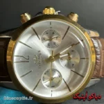 ساعت مچی مردانه اورجینال برند الگانس سه موتور بند چرم کد DO 2255 - تصویر 3