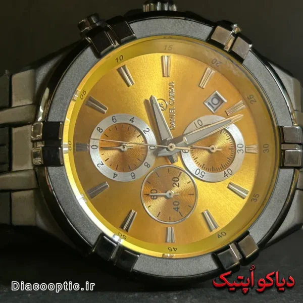 ساعت مچی مردانه اورجینال برند دنیل سزار سه موتور کد DO 570 - تصویر 3