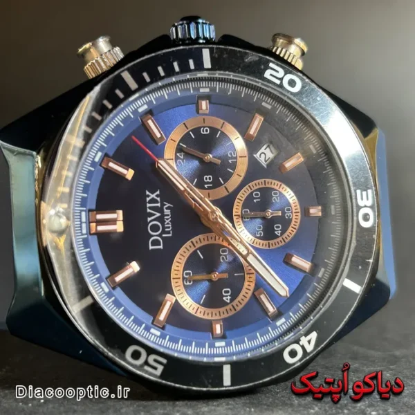 ساعت مچی مردانه اورجینال برند داویکس سه موتور بند پیو کد DO 2272 - تصویر 3