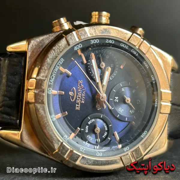 ساعت مچی زنانه اورجینال برند الگانس رویال بند چرمی کد DO 2252 - تصویر 3